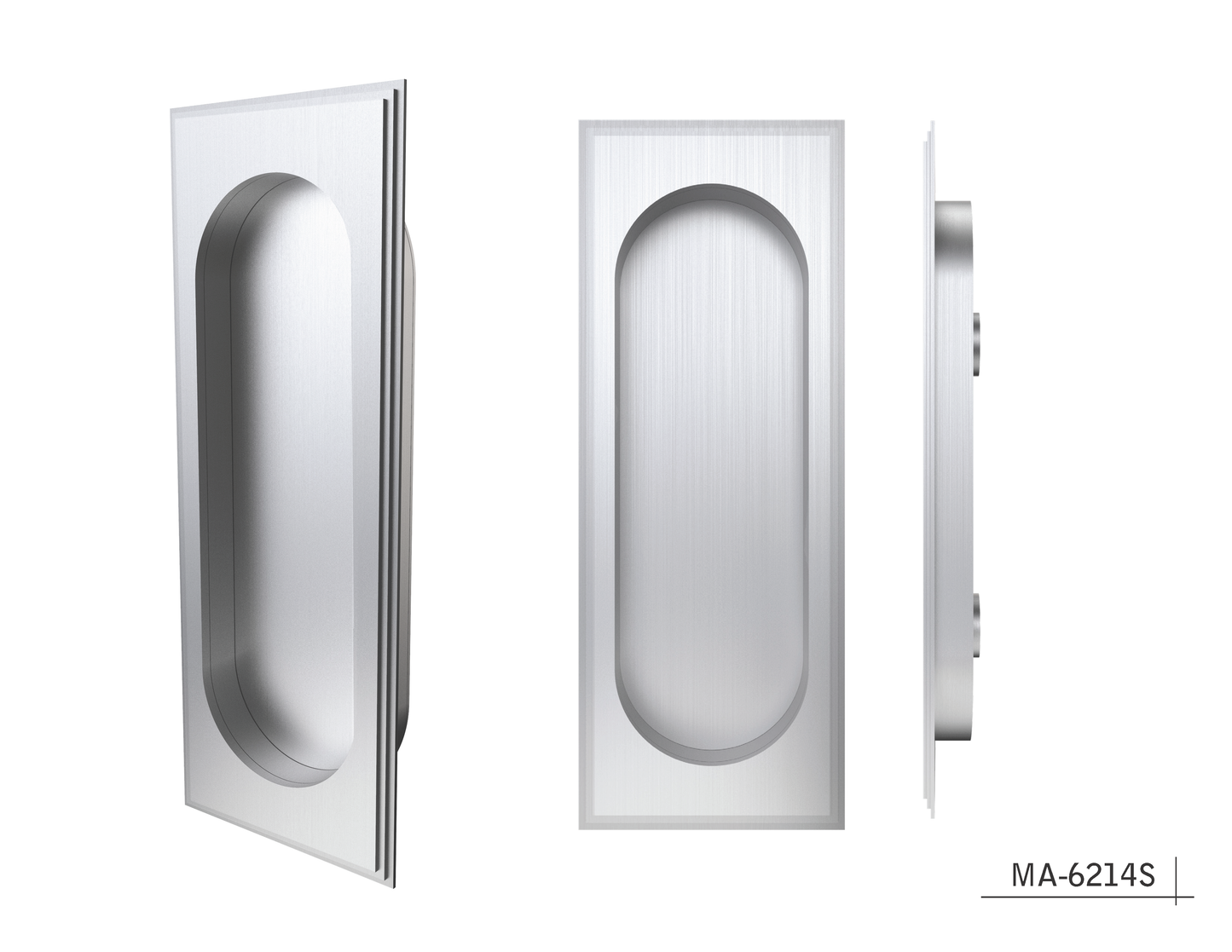 Magnetic Round Stepped Flush Pull - TRIM ONLY